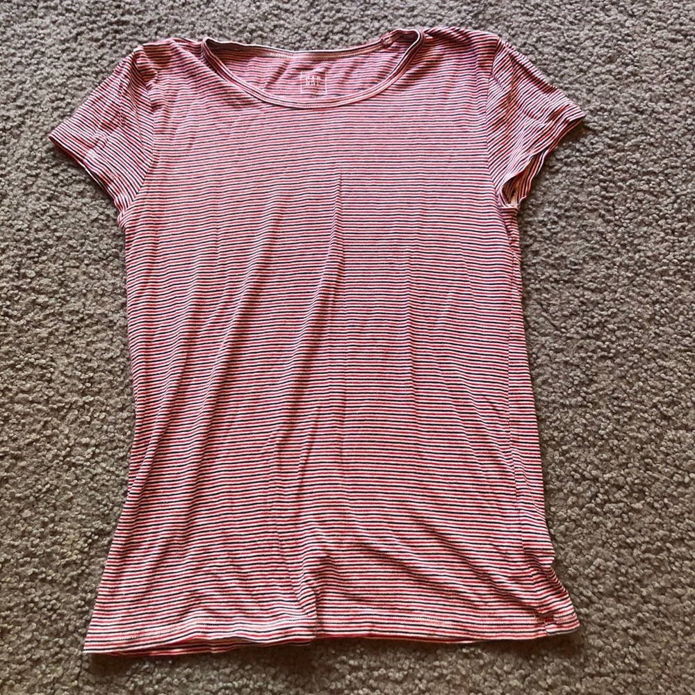 gap red, white, and blue striped tee